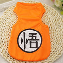 Roupa pet para gatos dragon ball , bob esponja varios temas...