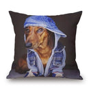 Capa de almofada estampada moda colorida estilo cachorros e star wars  (Sua casa com sua cara))