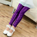 Leggings estilo sereia  (Calça Colorida Brilhante)