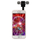 Mini microfone estéreo de 3,5 mm para gravação de telefone móvel