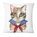 Fronha de gatos divertidos, impressão digital ( Capas criativas de pet)