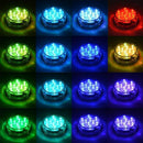 Luzes LED submersíveis multicoloridas à prova d'água( Deixe a decoração da sua casa iluminada)