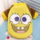 Roupa pet para gatos dragon ball , bob esponja varios temas...