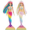 Boneca Barbie Sereia colorida, Mini sereias, kit de Barbie + roupa (Vários modelos)