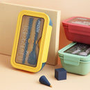 Lancheira de 1100ml para micro-ondas e bolsa (Recipiente de comida portátil de 2 camadas )