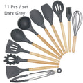 Conjunto de utensílios de cozinha ,material silicone antiaderente e ecológico