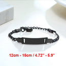 Pulseiras Vnox (Com Nome Do Bebê / Não Alérgico de Aço Inoxidável)