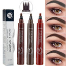 Caneta de sobrancelha microblading ponta de garfo à prova d 'água (Potencialize seu olhar)