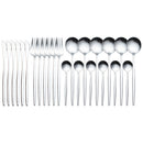 Conjunto de talheres dourados ou prata  de aço antioxidante (Box opcional)