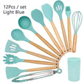 Conjunto de utensílios de cozinha ,material silicone antiaderente e ecológico