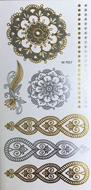 Tatuagem estilosa, tatoo temporarária de verão ( 1 peça )