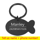 Pingente de Coleira personalizado de identificação caes e gatos(Deixe registrado o nome e seu telefone na coleira do seu pet)