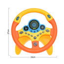 Volante de simulação elétrica com sons interativos para o bebê (  Brinquedo interativo)
