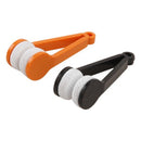 Limpador de óculos ,acessório para limpeza( Escovinha de dois lados de microfibra)