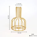 Suporte para flores simples nórdico com moldura de ferro (Vaso para decoração simples)