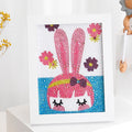 Pintura de diamante por números Kits para crianças unicórnio ,Coruja, alce cristal de strass ( Estimule  o lado artístico do seus filhos )