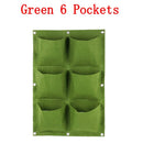 Bolsos para plantas na parede , decoração de jardim vertical
