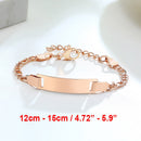 Pulseiras Vnox (Com Nome Do Bebê / Não Alérgico de Aço Inoxidável)