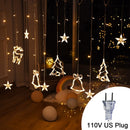 Luzes de corda de sinos para decoração de natal ( Sua casa aconchegante com toda família reunida)