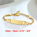 Pulseiras Vnox (Com Nome Do Bebê / Não Alérgico de Aço Inoxidável)