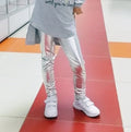 Leggings estilo sereia  (Calça Colorida Brilhante)
