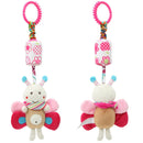 Chocalho infantil espiral versátil (Animais fofos, para  berço e carrinho de bebê ( 0 a 18 meses )