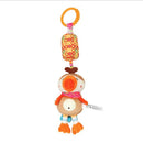 Chocalho infantil espiral versátil (Animais fofos, para  berço e carrinho de bebê ( 0 a 18 meses )
