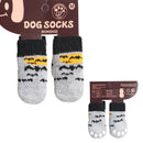 Meias antiderrapantes tricotadas para cães e gatos(Pequeno e médio porte/4 unidades)