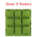 Bolsos para plantas na parede , decoração de jardim vertical