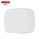 Papéis antiaderentes para Air Fryer de celulose perfurado (100Pc )