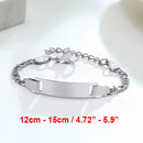 Pulseiras Vnox (Com Nome Do Bebê / Não Alérgico de Aço Inoxidável)