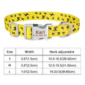Coleiras para cachorros e gatos com nome e telefone gravados(Coleira pesonalizada, Pets Pequeno, Médio,Grande)