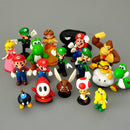 Super Mario Bros PVC Action Figure( Brinquedo e item de colecionador/6 unidades  3-7 cm )
