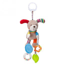 Chocalho infantil espiral versátil (Animais fofos, para  berço e carrinho de bebê ( 0 a 18 meses )