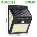 LED luz solar lâmpada solar externa com sensor de movimento(Mais economia e mais segurança)