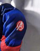 Fantasia de Super-herói Cosplay com Máscara( Homem de ferro, Capitao america, Homem aranha)