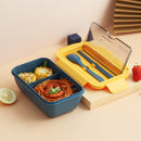 Lancheira de 1100ml para micro-ondas e bolsa (Recipiente de comida portátil de 2 camadas )