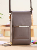 Bolsas femininas carteiras de couro macio com tela de toque(Bolsa criativa, auxilia na prevenção de roubos)