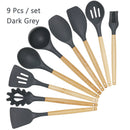 Conjunto de utensílios de cozinha ,material silicone antiaderente e ecológico