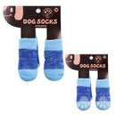 Meias antiderrapantes tricotadas para cães e gatos(Pequeno e médio porte/4 unidades)