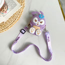 Bolsinha infantil  de silicone(Vários temas)