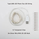 Corda de luzes USB ,decoração natal, casamento ,aniversário, chá revelação (2 m/5m/10m)