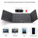 Mini teclado bluetooth,fechamento dobrável sem fio (Teclado para ios android windows ipad tablet)