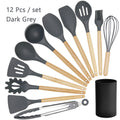 Conjunto de utensílios de cozinha ,material silicone antiaderente e ecológico