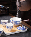 Conjunto de Chávena de Chá Chinês de Flores requintada,diversos temas(A hora do seu chá com um toque oriental)