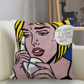 Fronha quadrada personalizada Musife pop art(Fronha com ziper 35 * 35,40 * 40,45 * 45)