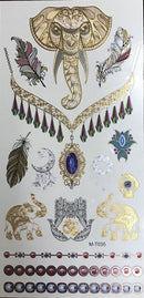 Tatuagem estilosa, tatoo temporarária de verão ( 1 peça )