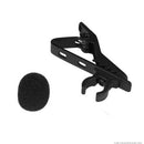 Mini microfone condensador clip-on lapela microfone de lapela com fio para telefone( ideal para conferências, aulas, gravação youtube)