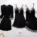 Conjunto de pijama completo com 5 peças ( Presente completo)