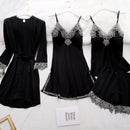 Conjunto de pijama completo com 5 peças ( Presente completo)